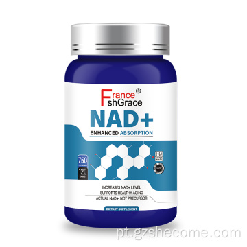 Cápsulas NAD+ para suplementos de suporte antioxidante NAD+